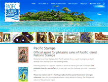 Tablet Screenshot of pacificstamps.com.au